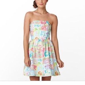 Lilly Pulitzer States of Mind Lottie Strapless